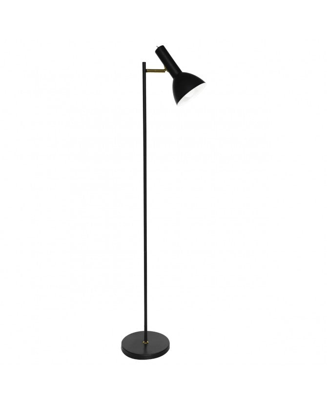 Lámpara PIE DE SALÓN LUMIERE NEGRO 1 X 60W E-27