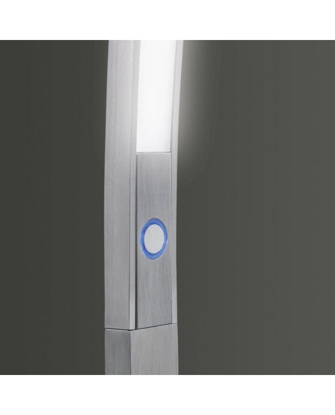 Lámpara PIE DE SALÓN APOLO NIQUEL SATINADO LED 25W 2000LM 4000K