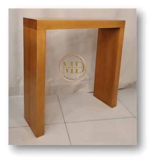 Mueble Consola sencilla de madera, sin cajón y sin balda 6 cms de grosor.