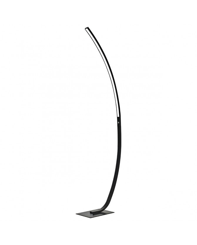 Lámpara PIE DE SALÓN APOLO NEGRO MATE LED 25W 2000LM 4000K