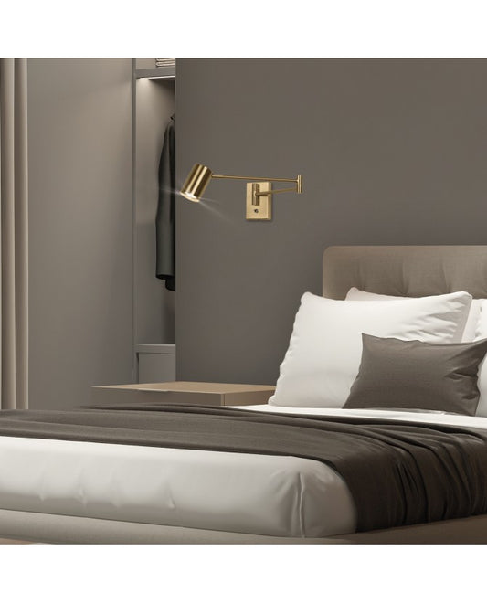 Lámpara de Pared APLIQUE ROMEO METAL LATÓN 1 X 50W GU10