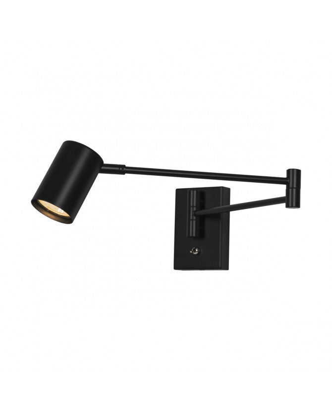 Lámpara de Pared APLIQUE ROMEO METAL NEGRO 1 X 50W GU10
