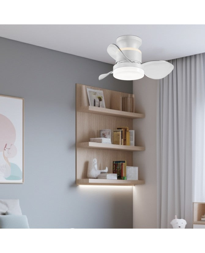 VENTILADOR DE TECHO SALENTO BLANCO 558 mm 3 PALAS