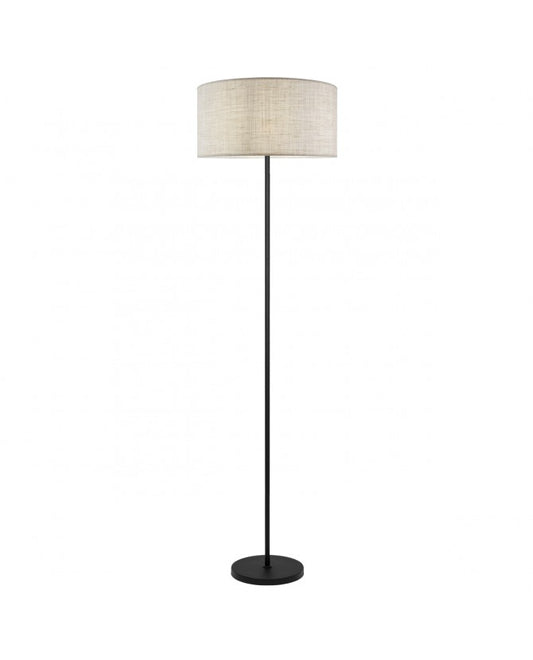 Lámpara PIE SALÓN LARINO LINO TOSTADO 1 X 60W E-27