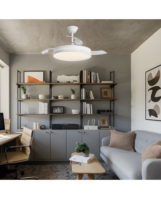 VENTILADOR DE TECHO MINI TOGO BLANCO 40 cms 3 PALAS