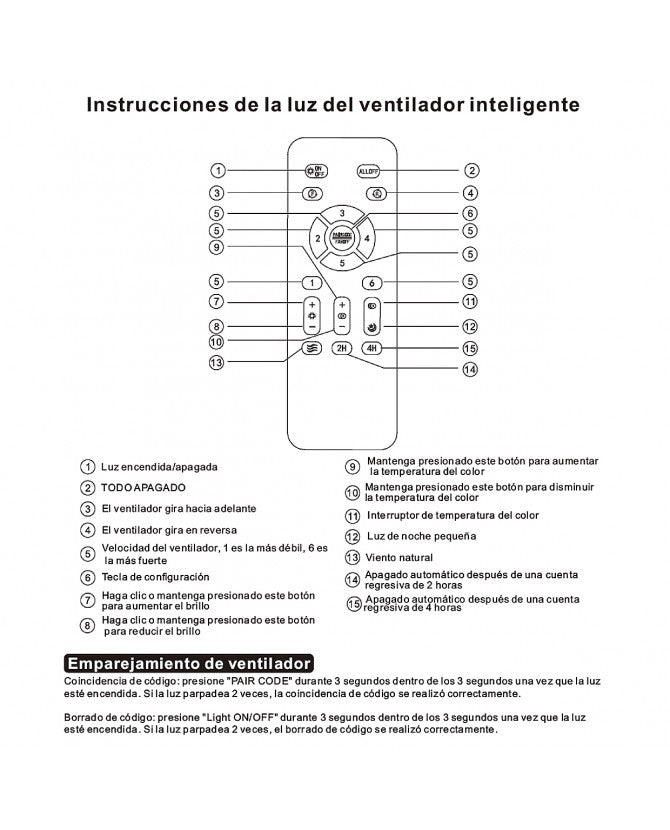 VENTILADOR DE TECHO MINI TOGO BLANCO 40 cms 3 PALAS