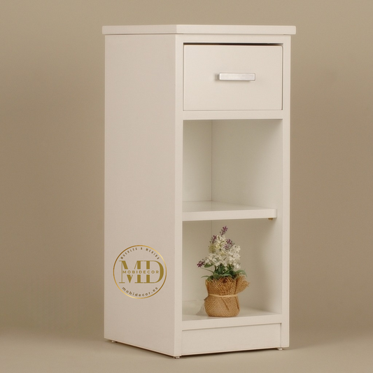 Mueble Auxiliar con un cajón y dos vanos.