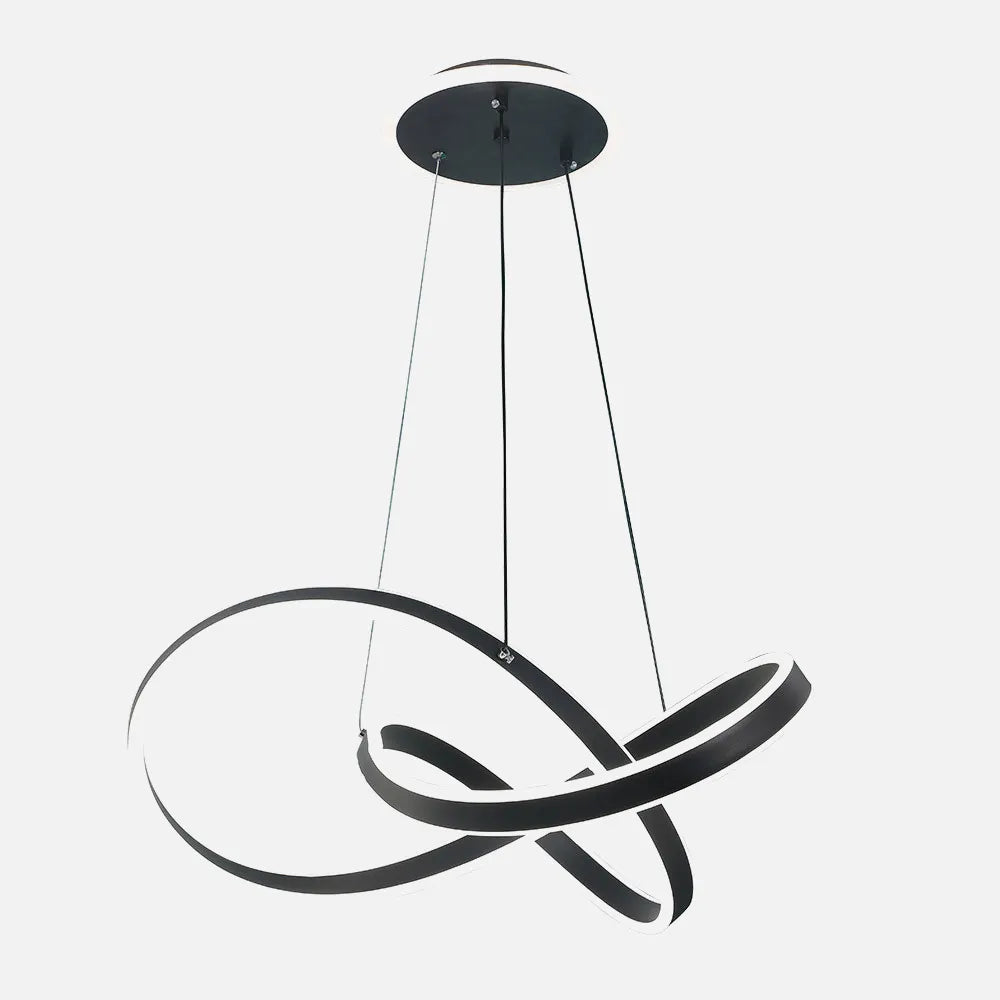 Lámpara de Techo Colgante NANTES Negro 122w