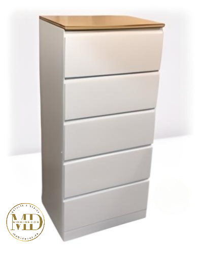 Mueble Sinfonier de 5 Cajones con Tapa Natural
