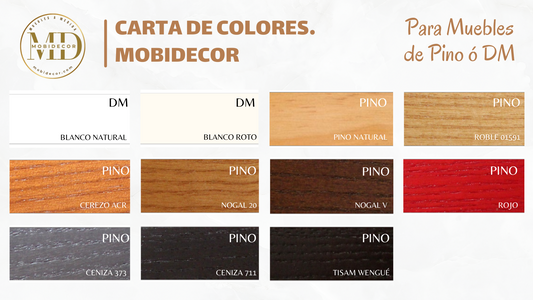 CARTA DE COLORES MOBIDECOR